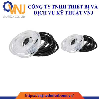 Dây xoắn ruột gà phi 10 màu trắng