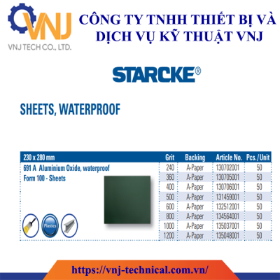 Giấy nhám P240 Matador-Starcke