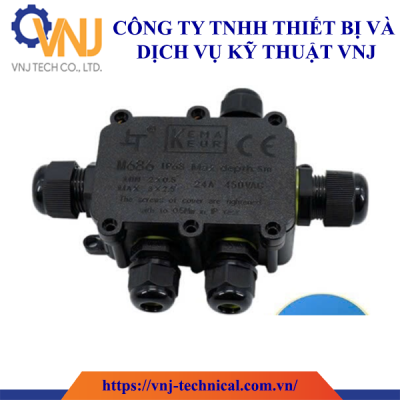 Hộp nối dây điện chống nước 5 ngả ngoài trời M686