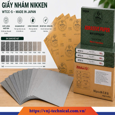 Giấy Nhám Nikken Nhật Bản