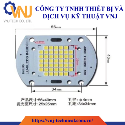 Chip LED Philips Lumiled 50W