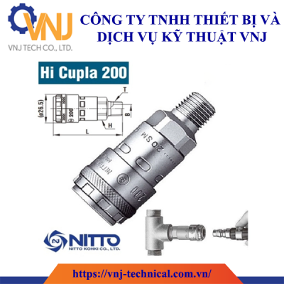 Đầu nối nhanh Nitto 200-20SM