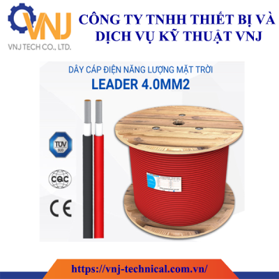 Dây cáp DC Solar Leader 4.0 (4mm2)