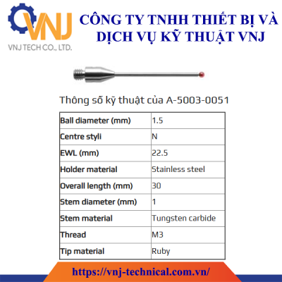 Kim Đo Máy CMM A-5003-0051 – Renishaw