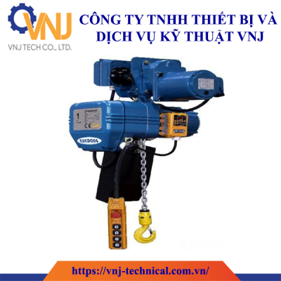 KD-1M Series – Pa lăng xích điện di chuyển trên dầm (0.5 – 2 tấn) Kukdong